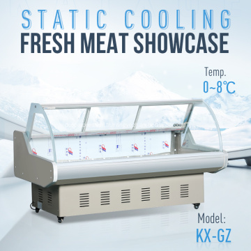 Vitrine de viande commerciale vitrine Vitrine réfrigérateur de refroidissement